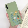 thumbnail image 1 of Funda de silicona para teléfono Huawei Y9s, carcasa trasera de 6,59 pulgadas, a la moda, mate, bonita, con flores y mariposas, para Huawei Y9s STK-L21 STK-LX3 Fivean unisex, 1 of 2