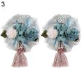 thumbnail image 4 of HEVIRGO 2PCS Rideaux en Polyester Tiebacks Réglables Décoratifs Rideaux Holdbacks Fleur Conception Rideau Cravates Rideaux Tiebacks pour Décoration d'Intérieur Rideaux d'Extérieur, 4 of 10