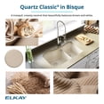 thumbnail image 5 of Elkay Elgdlb3322 Quartz Classic 33" Drop In Double Basin Quartz Composite Kitchen Sink -, 5 of 7