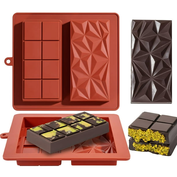 Molde para barras de chocolate UWILLION Deep Dubai Pistacho Silicone