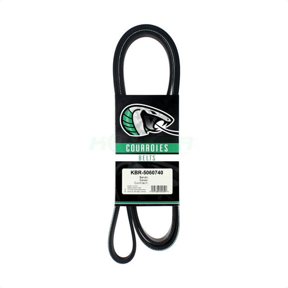 Serpentine Ceinture KBR-5060740 pour Voiture Toyota Corolla Matrix Chevrolet Volkswagen Passat Audi Aveo A4 Quattro Mitsubishi Lancer Prizm A6 Mercedes-Benz SLK230 Celica C230 Pontiac Grand Am Oldsmobile Buick
