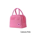 thumbnail image 4 of Billuyoard Fiambrera para niños y adultos, bolso de mano de Color sólido a la moda, contenedor de organización, bolsas térmicas para Picnic Almacenamiento y organización del hogar Rosado, 4 of 6