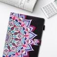 thumbnail image 6 of Smart Case for iPad 6th/5th Generation 2018 2017, iPad Air 2 Case 2014, iPad Air 1st Case 2013 - Protective Leather Wallet Fold Stand Slim Flip Cute Apple iPad 9.7 Inch Cover Case, Pretty Mandala, 6 of 7