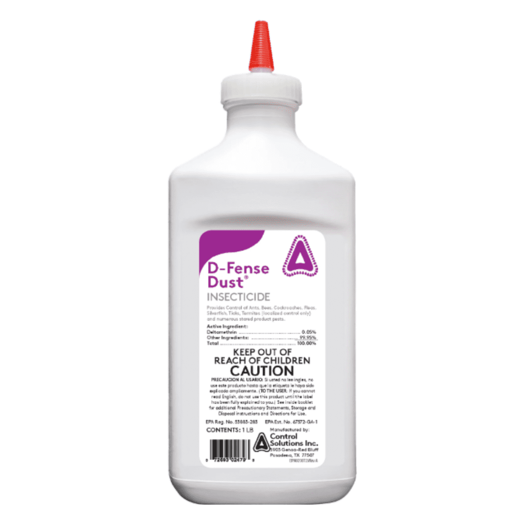 D-Fense Dust Insecticide – Long-Lasting, Moisture-Resistant Pest Control for Indoor & Outdoor Use (1 lb) | Includes Puffer | Premium USA Supply Gloves for Safe Eradication