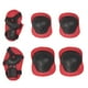thumbnail image 2 of Equipo de protección para , rodilleras y coderas y muñequeras con correa para en patineta, - Rojo 6 piezas DYNWAVEMX protección de seguridad para patinaje de niños, 2 of 8