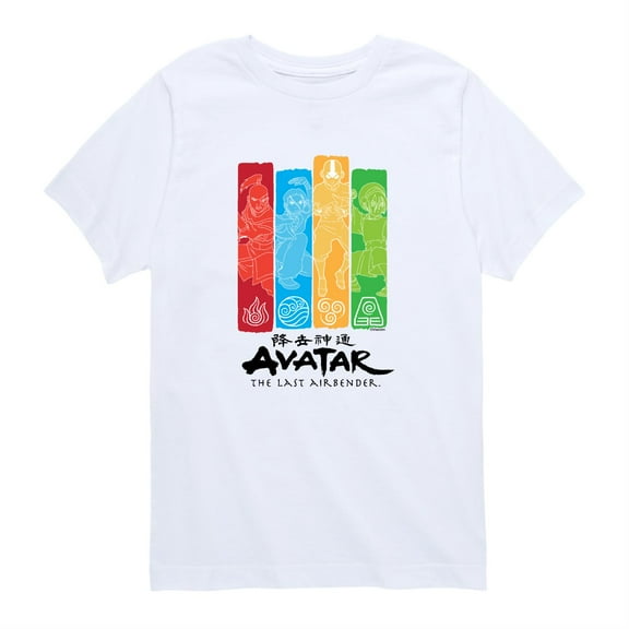 Avatar: The Last Airbender - Team Avatar - Toddler And Youth Short Sleeve Graphic T-Shirt