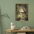 thumbnail image 5 of HFDF Canvas Wall Art Vintage Print Oil Paintings Spring Cottage Summer Country Landscape Retro Aesthetic Artwork for Home Living Room Bathroom Bedroom Farmhouse Wall Decor 16x20inch Framed, 5 of 6