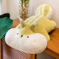 thumbnail image 4 of Muñeco de peluche suave y cálido de ardilla para niños, cojín de sofá de dibujos animados, cojín para ventana salediza, regalo de cumpleaños, morado, 4 of 5