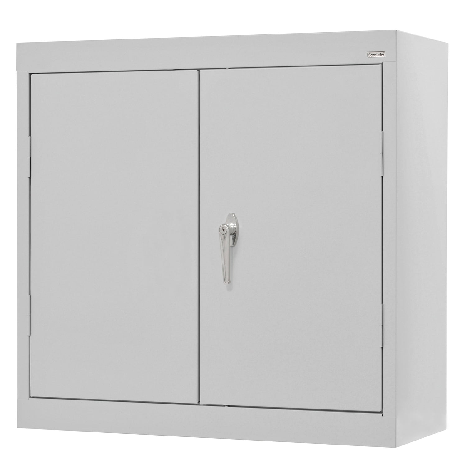 Sandusky Adjustable Wall Mount Cabinet, Metal Dove Gray