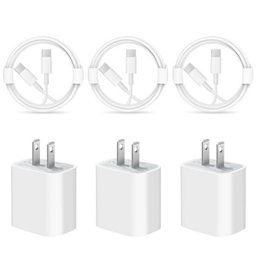 3 Pack USB C Charger with 6FT Cable Compatible for iPhone 16 15/iPhone 15 Pro/iPhone 15 Pro Max/iPad Pro/Mini/Air4/AirPods