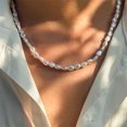 thumbnail image 2 of Nouveau Collier Ras du Cou Imitation Perle Mode Simple pour Femmes Vintage Élégant Collier de Tempérament Bijoux de Mariage, 2 of 5