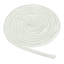 1/4" x 98" Wood Stove Gasket, Fiberglass Round High-Temperature Resistance Seal Rope Replacement for Stoves Fireplace Door, White