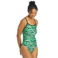 thumbnail image 5 of Sporti New Waves Thin Strap One Piece Swimsuit, High Cut, Unpadded, Athletic (Women’s), 5 of 12