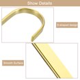 thumbnail image 4 of Unique Bargains 16Pcs 4.1 Inch Flat S Hooks Hanging Hook for Home Kitchen Storage, 7mm Gold, 4 of 6
