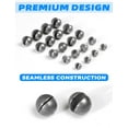thumbnail image 2 of BLUEWING 200pcs Split Shot Weight Fishing Sinker Weight Removable Fishing Weights pinch weight Lead Fishing Sinkers Kit for Freshwater & Saltwater (1/64oz 1/32oz 1/20oz 1/16oz 1/12oz Mixed), 2 of 6