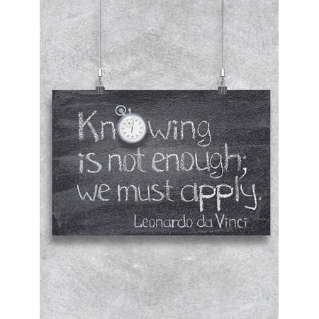 We Must Apply Poster -Image by Shutterstock