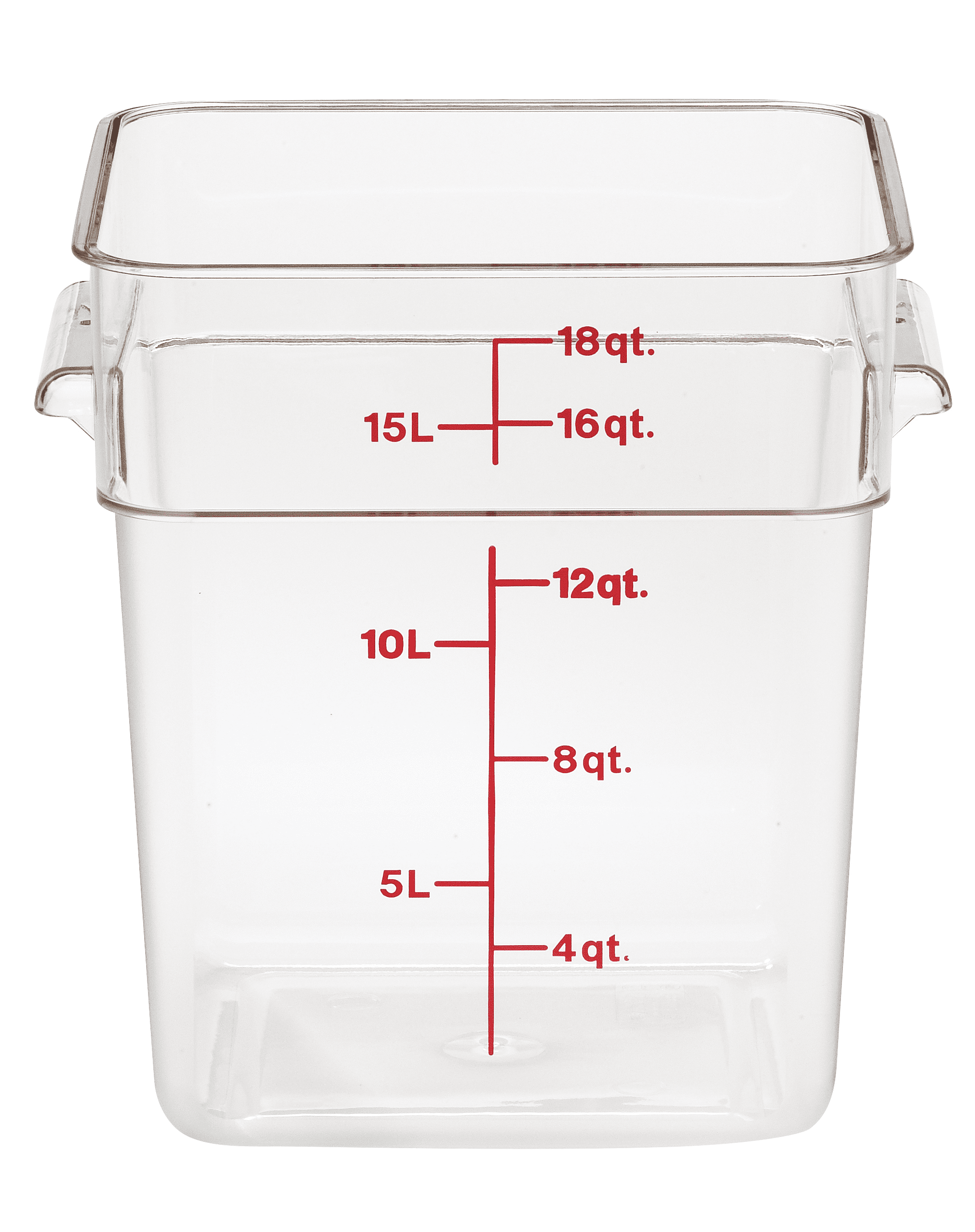 CamSquare 8 qt Polypropylene Cambro Food Storage Container 