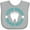 AC-Heather Grey, variant on Inktastic Future Dentist Childs Dentistry Boys or Girls Baby Bib