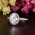 thumbnail image 2 of Oryn Jewelry 1.4 Ct Marquise Moissanite Ring - 14K Stamped White Gold - Bypass Wedding Engagement Band - Multi-Shape Anniversary Ring, 2 of 5