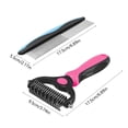 thumbnail image 3 of Dog Deshedding Brush, Dog Grooming Deshedding Brush, Undercoat Grooming Brush, Dog Hair Detangling Brush, Pet Grooming Deshedding Brush, Cat Shedding Tool, Deshedding Comb for Dogs, 3 of 6