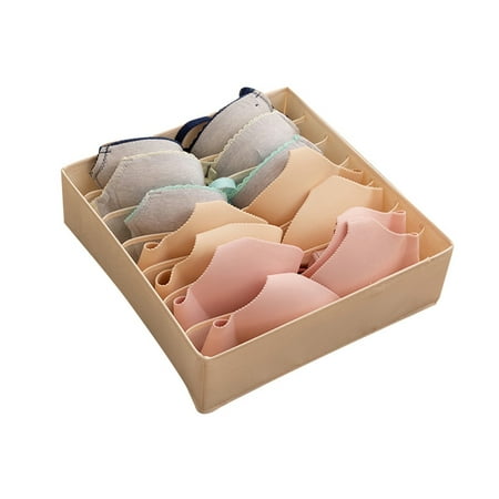 

NLAGER Storage Box (Empty) Oxford Cloth Closet Underwear Necktie Socks Bra Storage Box Container Organizer