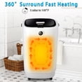 thumbnail image 5 of Towel Warmers for Bathroom 20L Towel Warmers Buckets Spa With 15/30/45/60 Timing Luxury Large Warmer Fits Up to Two Oversized Towels, Bathrobe, Towel, Blanket Black, 5 of 10