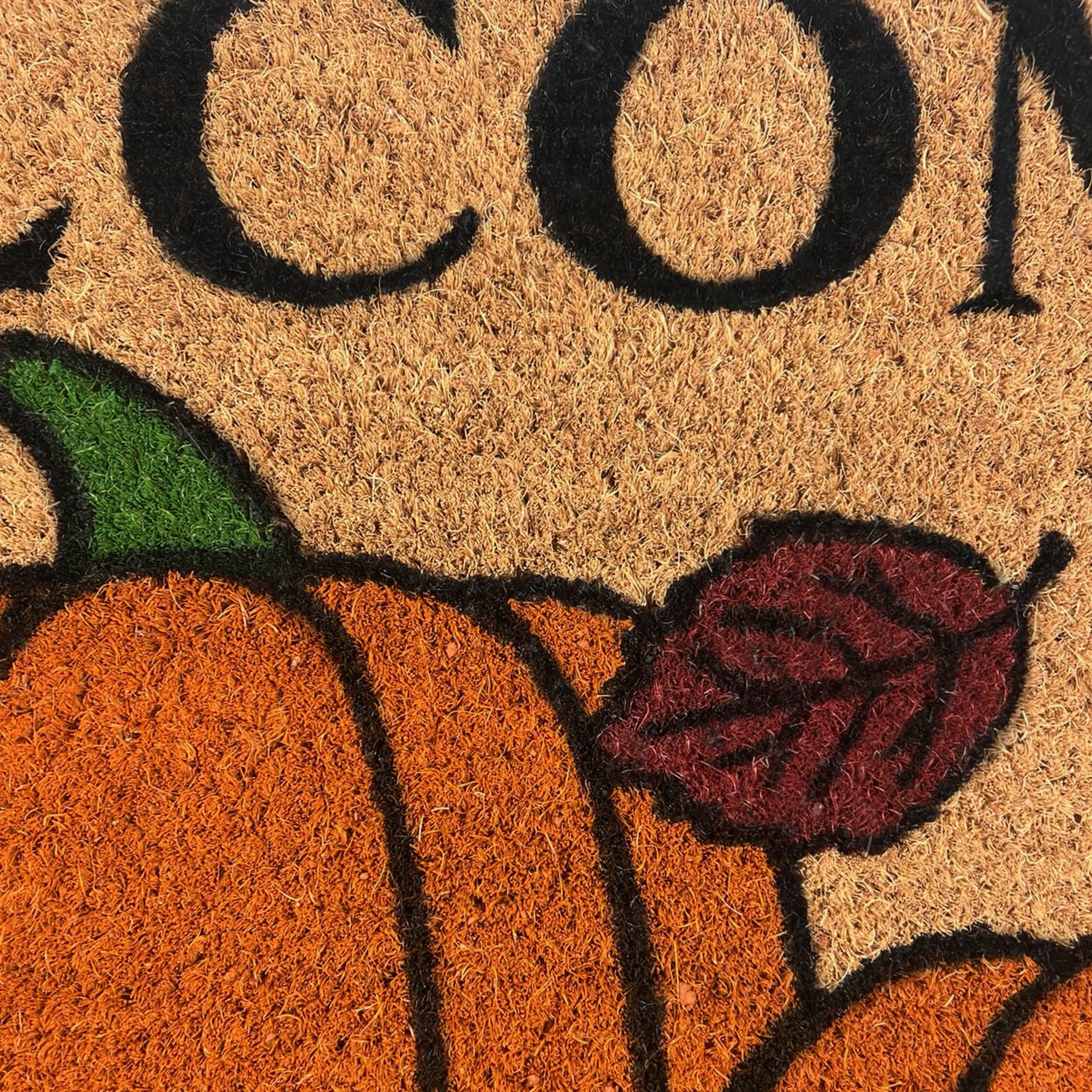Achim Printed Coir Mat 18" x 30", Autumn Foliage