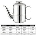 thumbnail image 5 of Ludlz 750ML/350ml/1000ML/250ml/500ML Oil Pot Food Grade Large Capacity Polished Surface Drip-Free Pouring Leakproof Olive Oil Can Storage Container Kitchen Supplies, 5 of 7