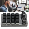 thumbnail image 1 of Programmable Macro Keyboard, Mini Keypad Multifunctional Shortcut One Handed Wired USB with RGB Light for PC, 1 of 8