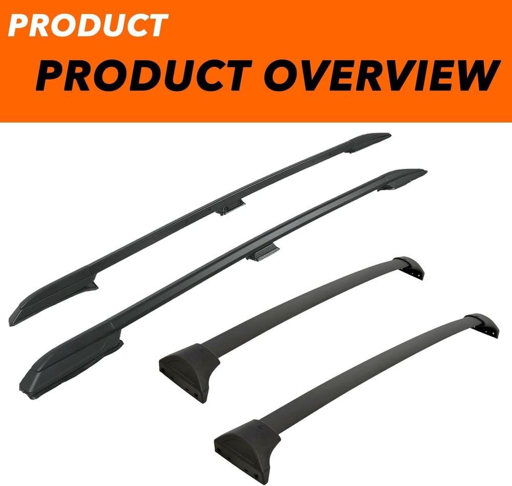 Roof Rack Cross Bars & Side Rail Kit for 2018-2025 Honda Odyssey Aluminum Cargo