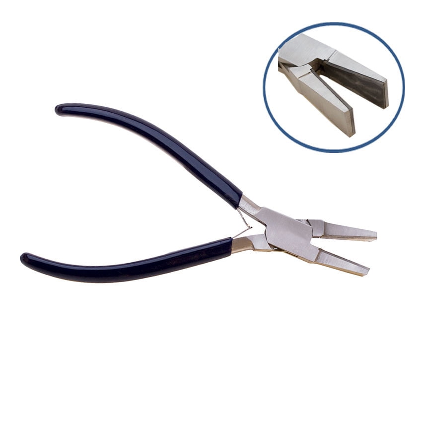 Duck Bill Pliers with Urethane Jaws Jewelry Making Metalsmith Tool Wide