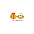 thumbnail image 3 of 17x4mm Aluminum RC Wheel Nut  Hex Wheel Drive Hubs for 1/8 RC Model Car TEAM C,4 Pack (Golden), 3 of 6
