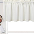 thumbnail image 3 of Curtain Valance,Waffle Weave Waterproof Window Valance for Bathroom,Rod Pocket Tailored Kitchen Valance Curtain Cafe Curtains, 3 of 7