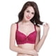 thumbnail image 2 of Sujetador de encaje sexy ajustable de talla grande con aro de acero para mujer, ropa interior fina, 2 of 6