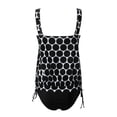 thumbnail image 5 of Pimfylm Tankini Swimsuits for Women Layered Tankini Top with Boyshorts Two Piece Bathing Suits(Black,5XL), 5 of 5