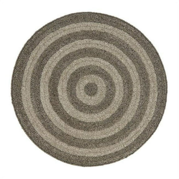 Saro Lifestyle Circle Design Beaded Placemat (Set of 4)