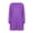 Purple, variant on Ruimatai Women's Plus Size 3/4 Sleeve Casual Nightgown Round NeckLoose Fit Comfortable Soft Dress for Home Relaxation