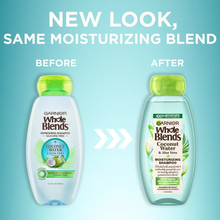 Garnier Whole Blends Refreshing Shampoo, Coconut Water & Aloe Vera