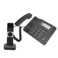 thumbnail image 1 of Corded Cordless Phone System, Black Office Phone System US Plug 100-240V ABS 10 Ringing Options  for Business, 1 of 7