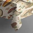 thumbnail image 3 of Colorful Mushroom Botanical Beige Pattern Rectangle Tablecloth 60"x84",Waterproof Polyester Rectangle Table Cloth, Wipeable Spillproof Polyester Tablecloth for Dining, Camping, Indoor and Outdoor, 3 of 5