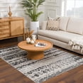thumbnail image 6 of BoutiqueRugs Lyssons Bohemian, Transitional Area Rug - Machine Washable - Black, Gray, Light Gray - 7'10" x 10', 6 of 15