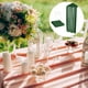 thumbnail image 5 of 2 Paquete 10 Pies Chifón Mesa Camino Unique Bargains 28 x 120 Pulgadas Rústico Gasa Mantel Transparente Verde, 5 of 6