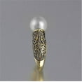 thumbnail image 4 of 1 pcs Femmes Imitation Perle Vintage Incrustation Perles Creuses Bagues (Taille 6), 4 of 5