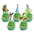 thumbnail image 5 of 32 Pcs For Princess Tiana and the Frog Cartoon-Themed Party Decoration Set - Includes Backdrop, Cake Topper, 12 Cupcake Toppers, and 18 Balloons for Celebratory Occasions, 5 of 5