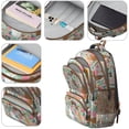 thumbnail image 4 of Cute Boxer Dog and Flowers Florals Backpack for School,Cute School Bag,Schoolbag with Adjustable Shoulder Straps & Padded Back,16.9 Inch, 4 of 5