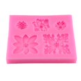 thumbnail image 3 of XKHAZA Silicone Mold Flower Chocolate Fondant Polymer Clay Candy Gummy Mold, Flower Shaped Silicone Molds for DIY Cake Cupcake Decor Craft, 3 of 9