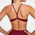 thumbnail image 3 of Versatile Strappy Back Sports Bra with Removable Pads for Comfort and Support Seamless Yoga Gym Everyday Wear for Daily Routine, 3 of 4