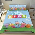 thumbnail image 1 of Bichikids Conjunto de sábanas temático, trío de piezas, cómodo y amigable con la piel, diseño único, regalo de decoración para el hogar para familiares, amigos y fans, 90 cm * 190 cm, 1 of 6