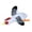 White, variant on Moonsky Plush Duck and Chicken Squeaky Toy with Crinkle Paper for Dog Teething Relief and Interactive Tugging