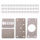 thumbnail image 3 of Kit de ReparacióN Bisagras Paquete 12: Placa Puertas Gabinetes, FijacióN para Armarios Cocina,, 3 of 5